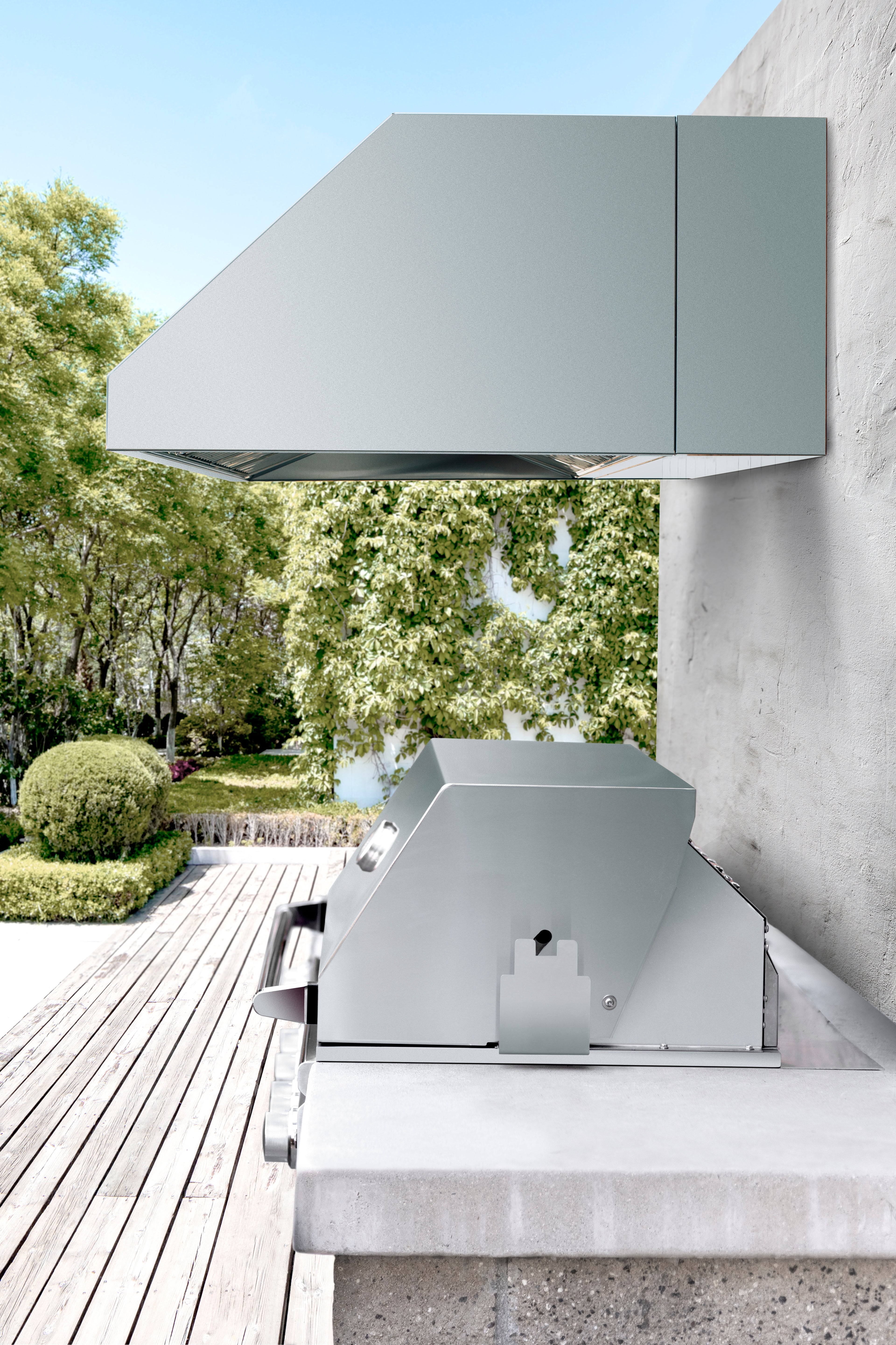 Summerset Outdoor Stainless Steel Vent Hood – Multiple Sizes (36″, 42″, 48″, 60″)