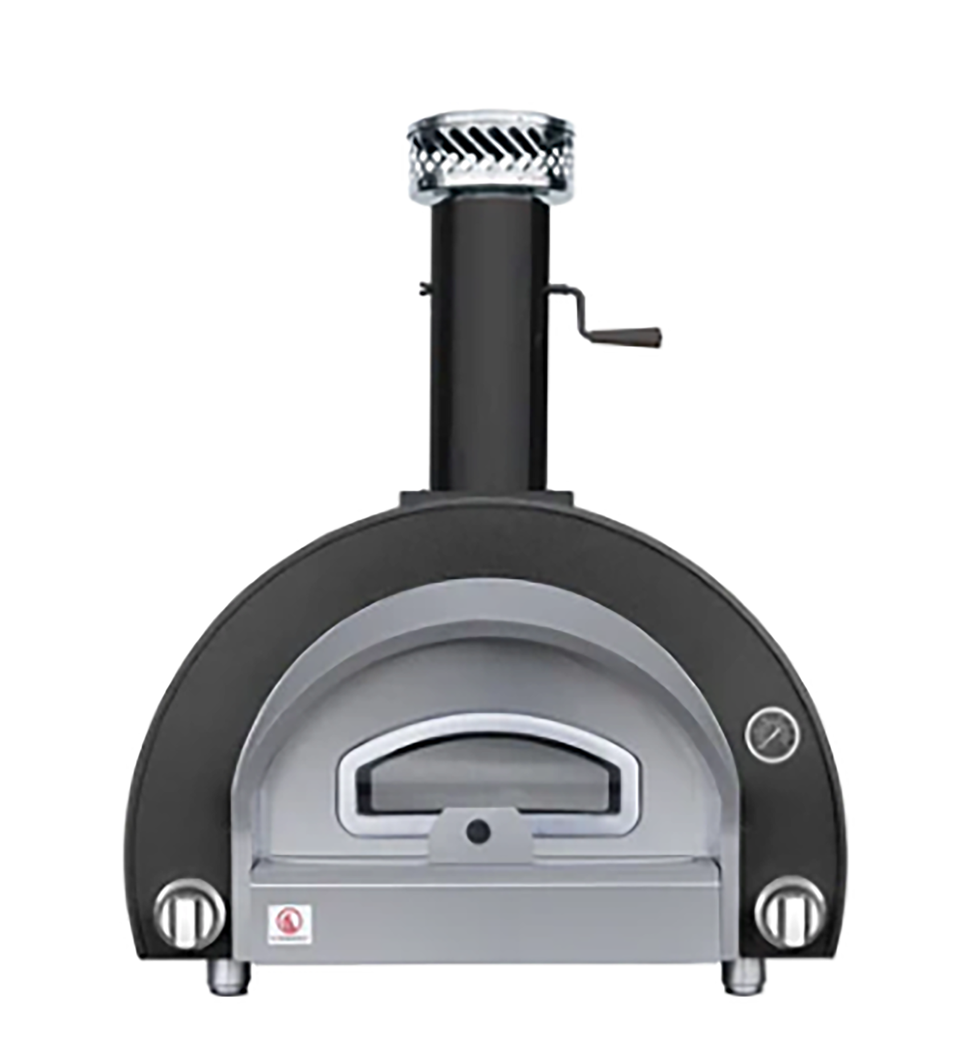 Summerset OV-HYB Hybrid Gas & Wood Fired Outdoor Pizza Oven – Natural Gas (NG) or Liquid Propane (LP) – 932°F Stainless Steel
