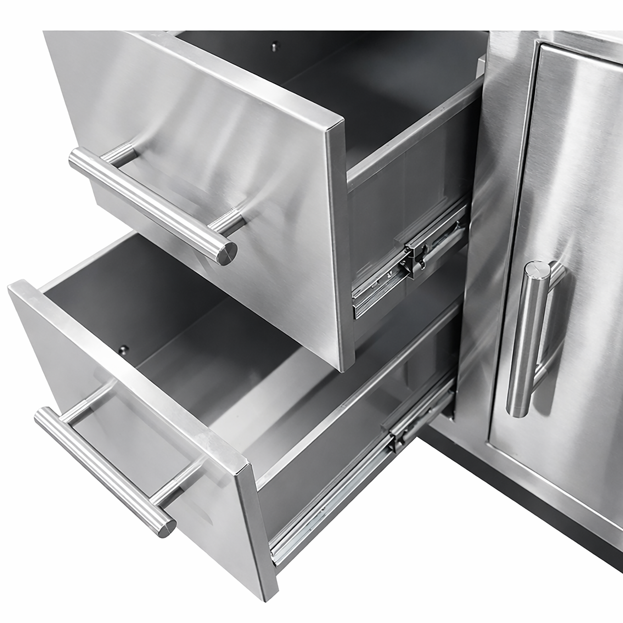 Summerset 2-Drawer & Access Door Combo – Built-In Outdoor Kitchen Storage